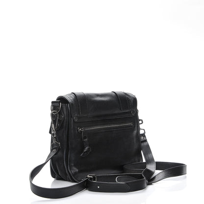 Proenza Schouler Lambskin PS1 Pouch Messenger Black 3 of 8