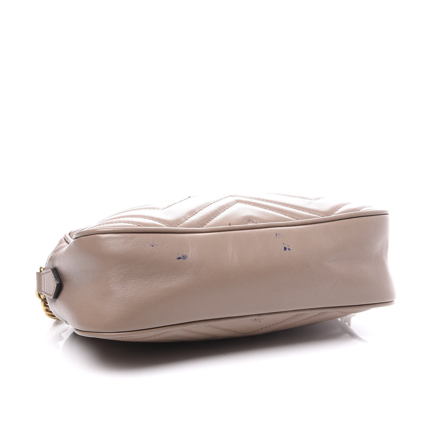 Calfskin Matelasse Small GG Marmont Chain Shoulder Bag Porcelain Rose