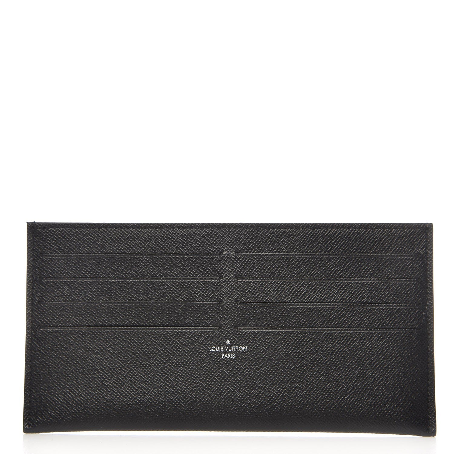 Louis Vuitton Calfskin Felicie Chain Wallet Card Holder Insert Black 1 of 6