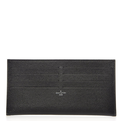 Louis Vuitton Calfskin Felicie Chain Wallet Card Holder Insert Black 1 of 6