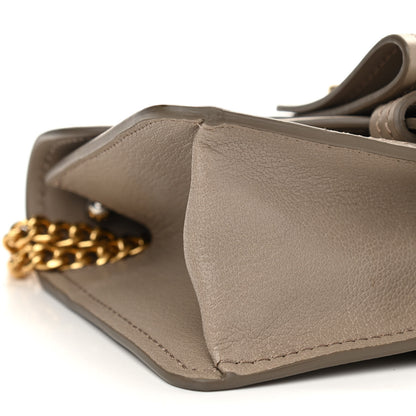 Chloe Shiny Goatskin Calfskin Mini Aby Chain Shoulder Bag Motty Grey 8 of 10