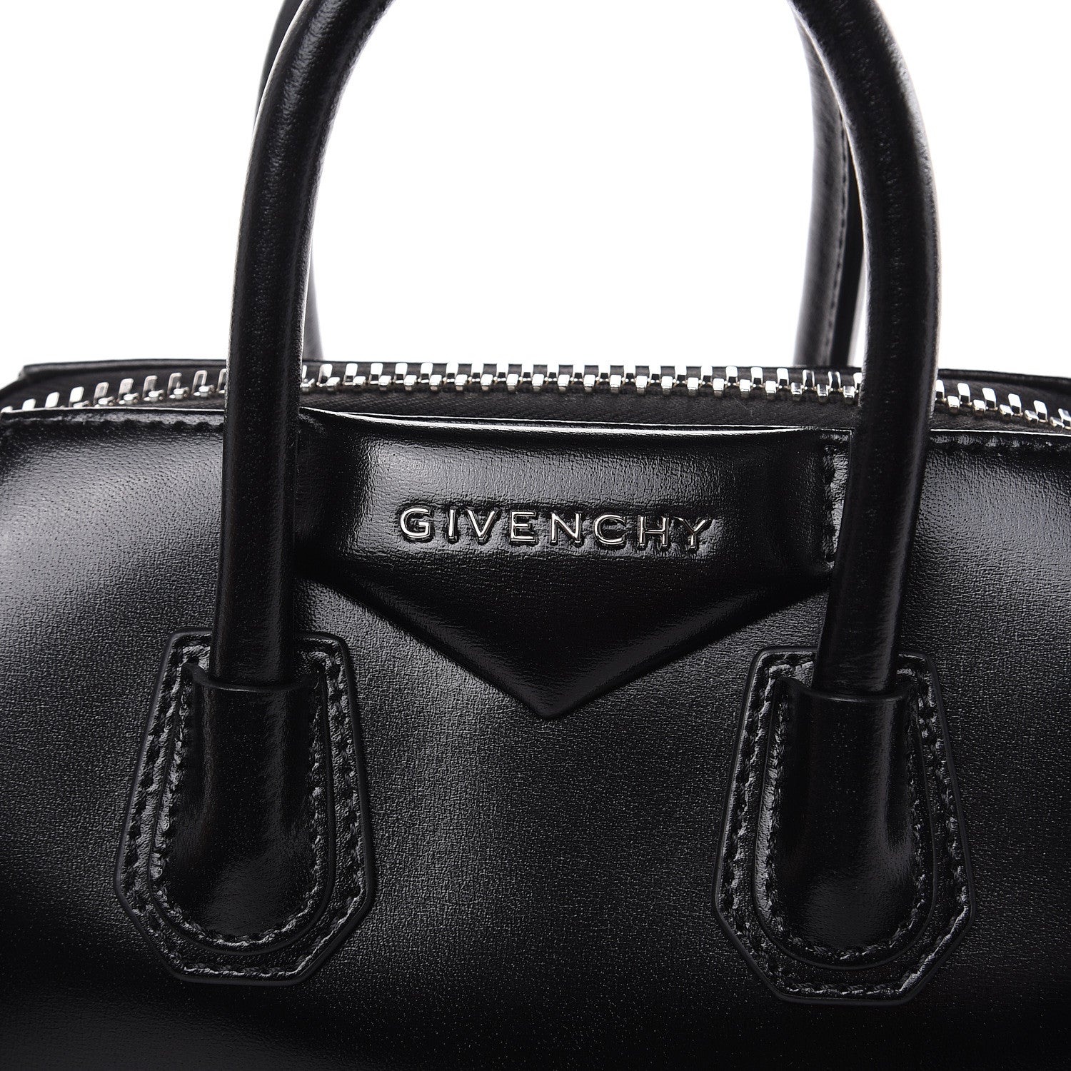 Givenchy Shiny Lord Calfskin Mini Antigona Black 8 of 10