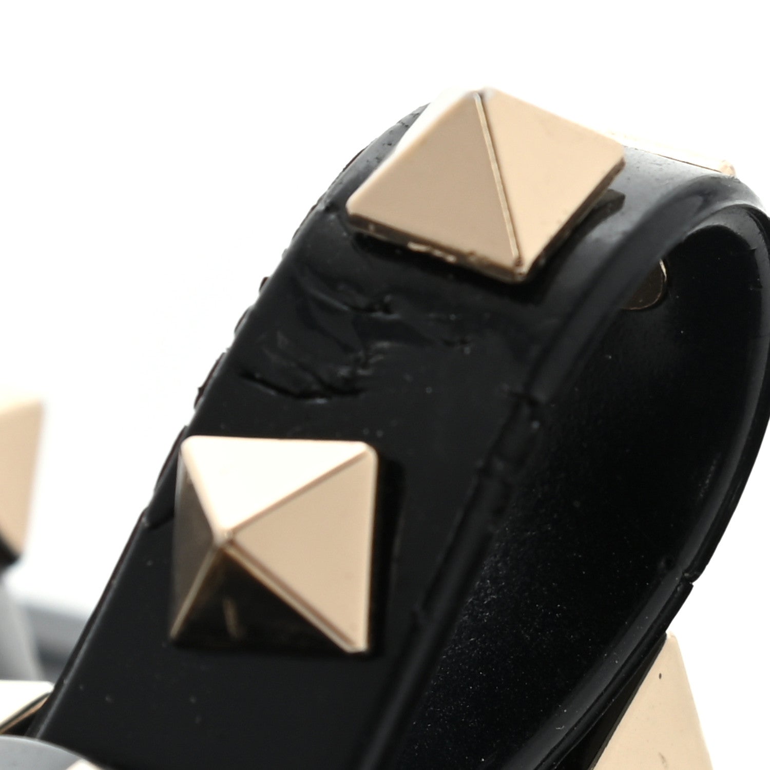 Valentino Garavani PVC Jelly Rockstud Bow Thong Sandals 38 Black 8 of 11