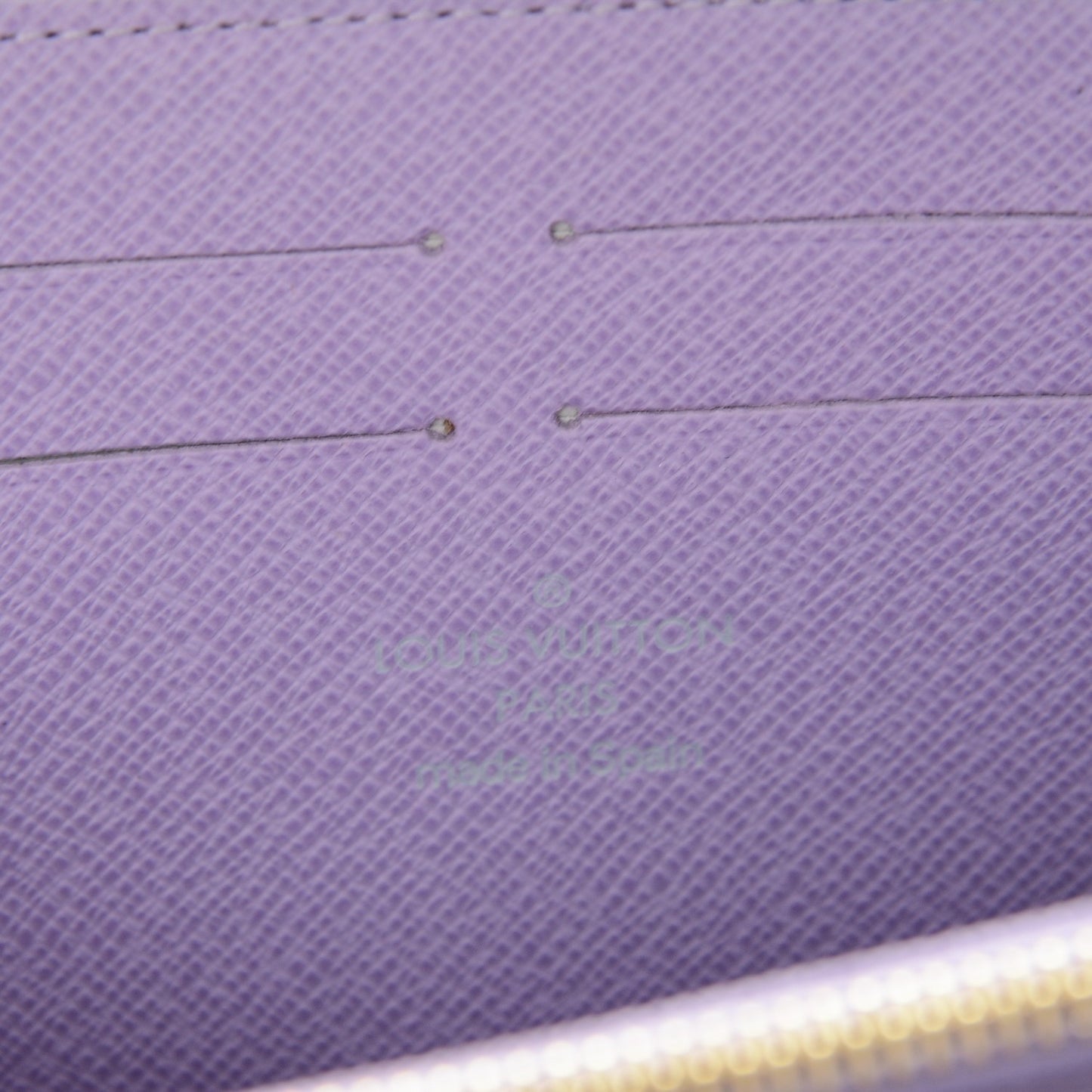 Monogram Multicolor Zippy Wallet Black Violet