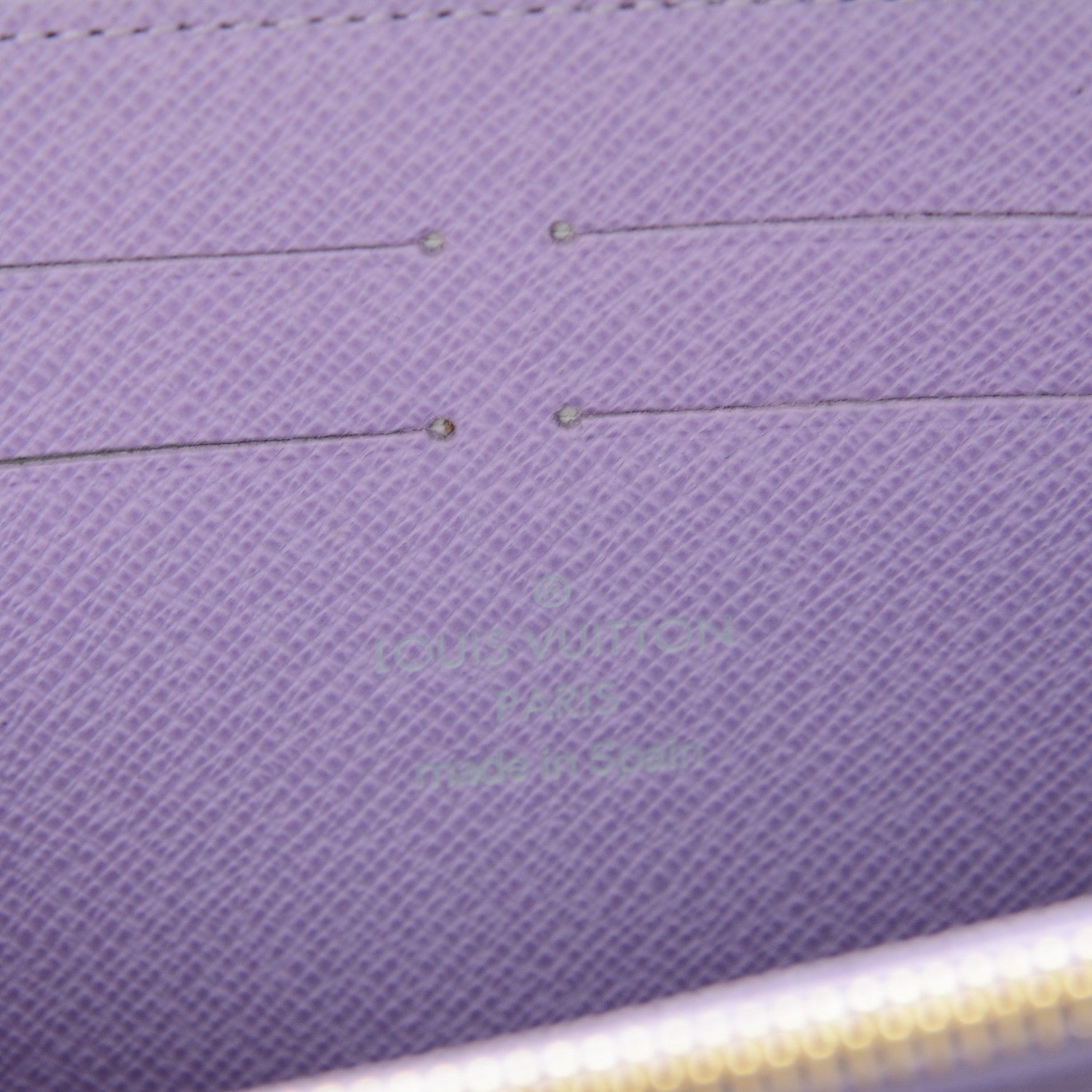 Louis Vuitton Monogram Multicolor Zippy Wallet Black Violet 6 of 6