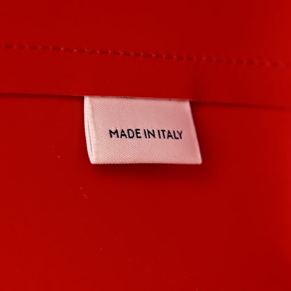 Mansur Gavriel Saffiano Large Shopping Tote Black Flamma 9 of 13