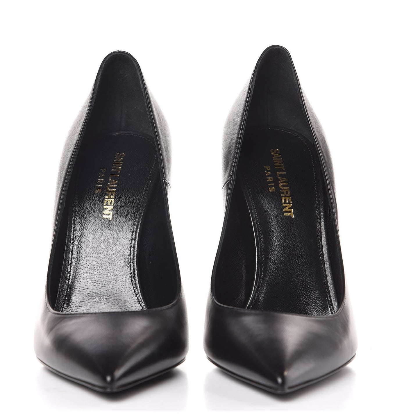 Calfskin Opyum 100 Pumps 37 Black Gold