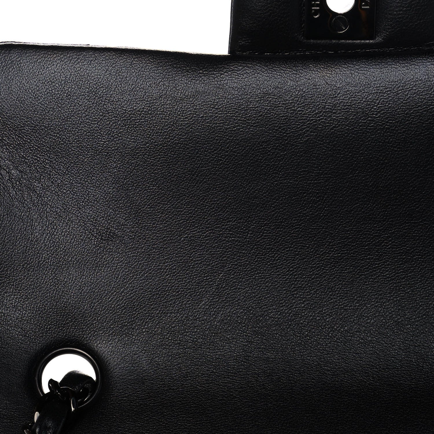 Chanel Lambskin Quilted Mini Rectangular Flap So Black 10 of 11