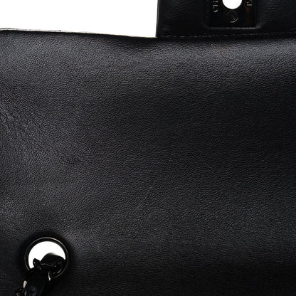 Chanel Lambskin Quilted Mini Rectangular Flap So Black 10 of 11