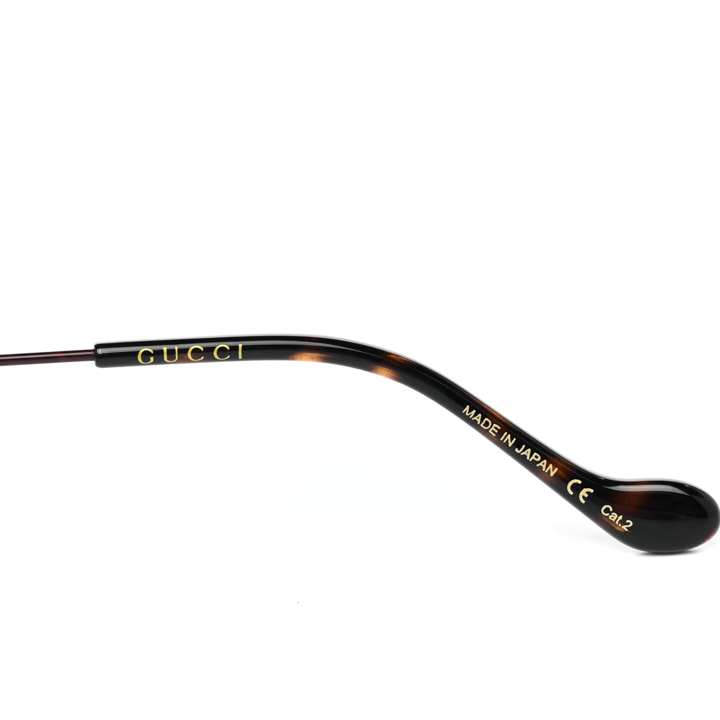 Metal Aviator Frame Sunglasses GG0908S Tortoise