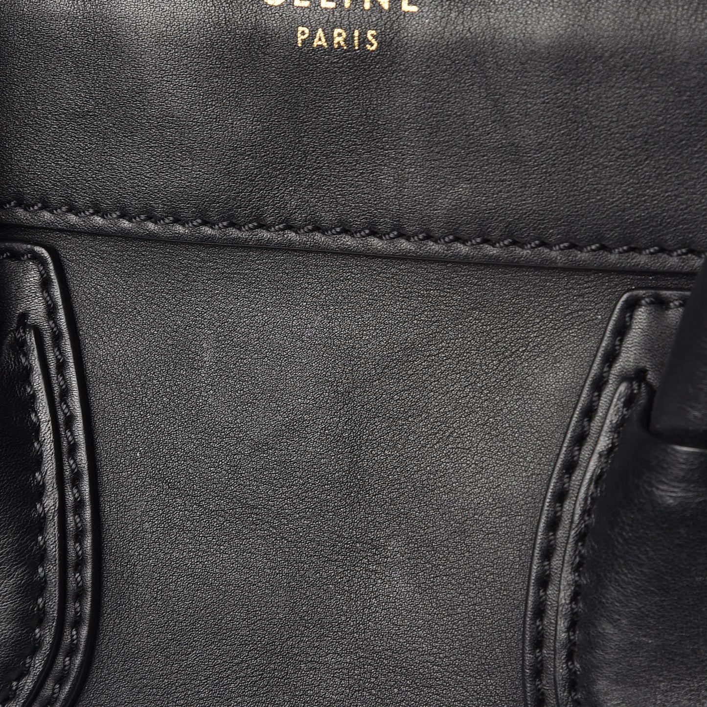 Smooth Calfskin Mini Luggage Black