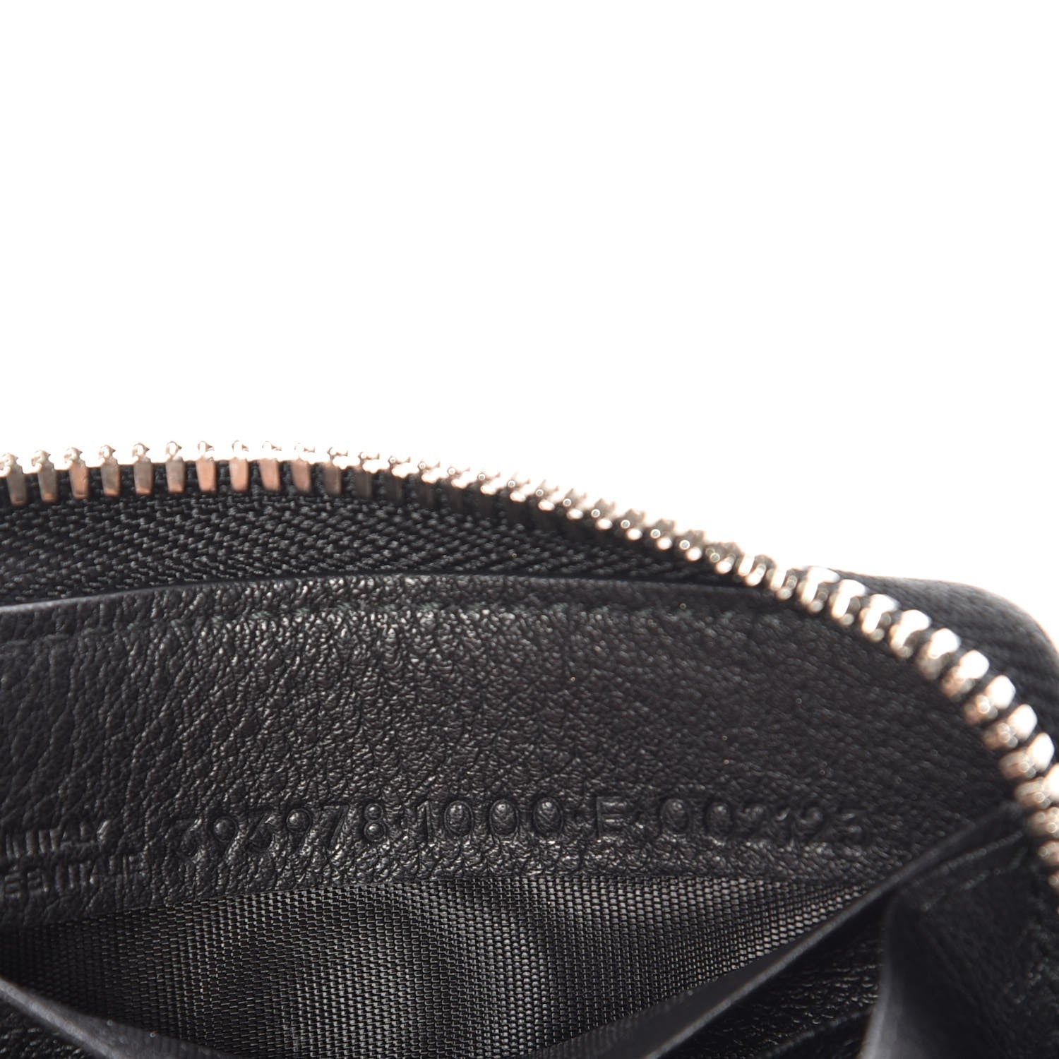 Balenciaga Calfskin Multi Bow Money Wallet Black 7 of 8