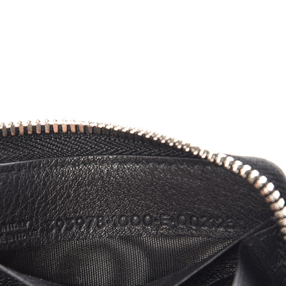 Balenciaga Calfskin Multi Bow Money Wallet Black 7 of 8