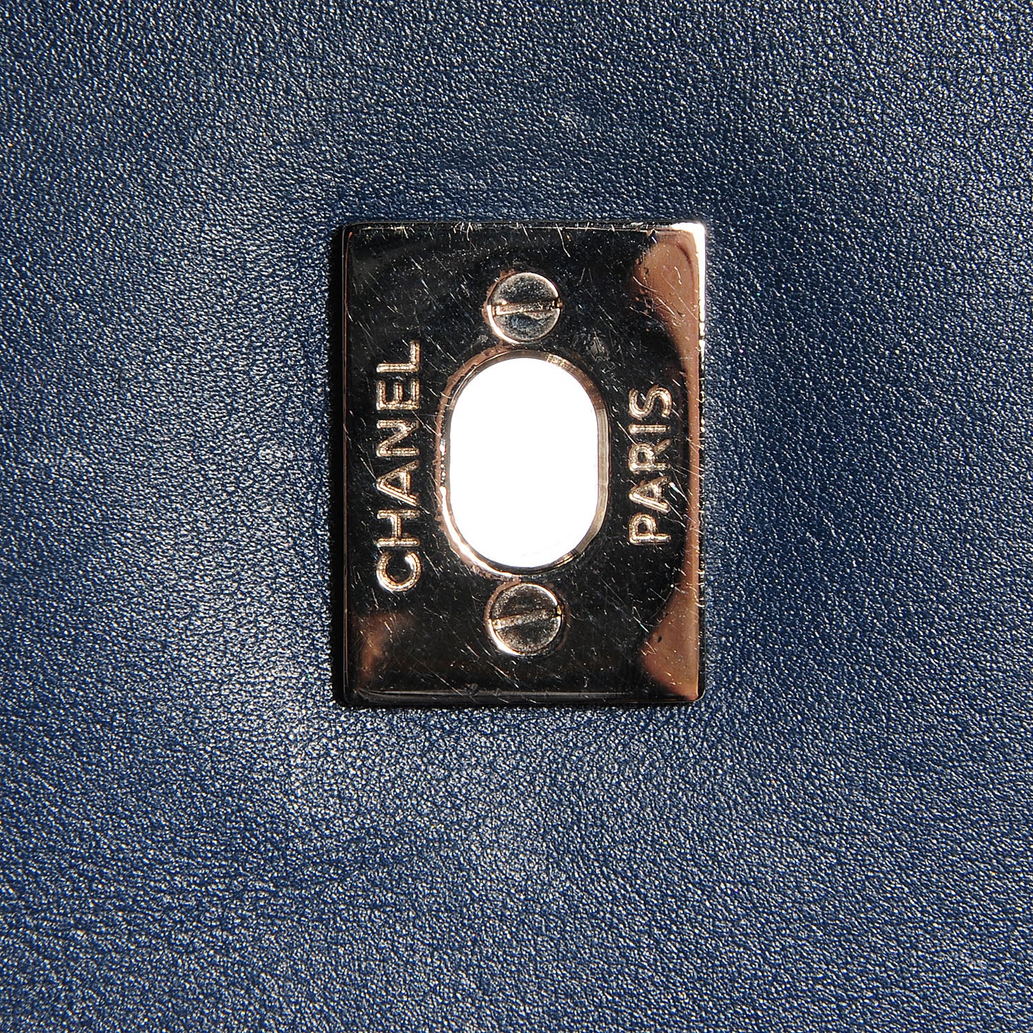 Chanel Calfskin Quilted In The Business Flap Dark Blue 6 of 8
