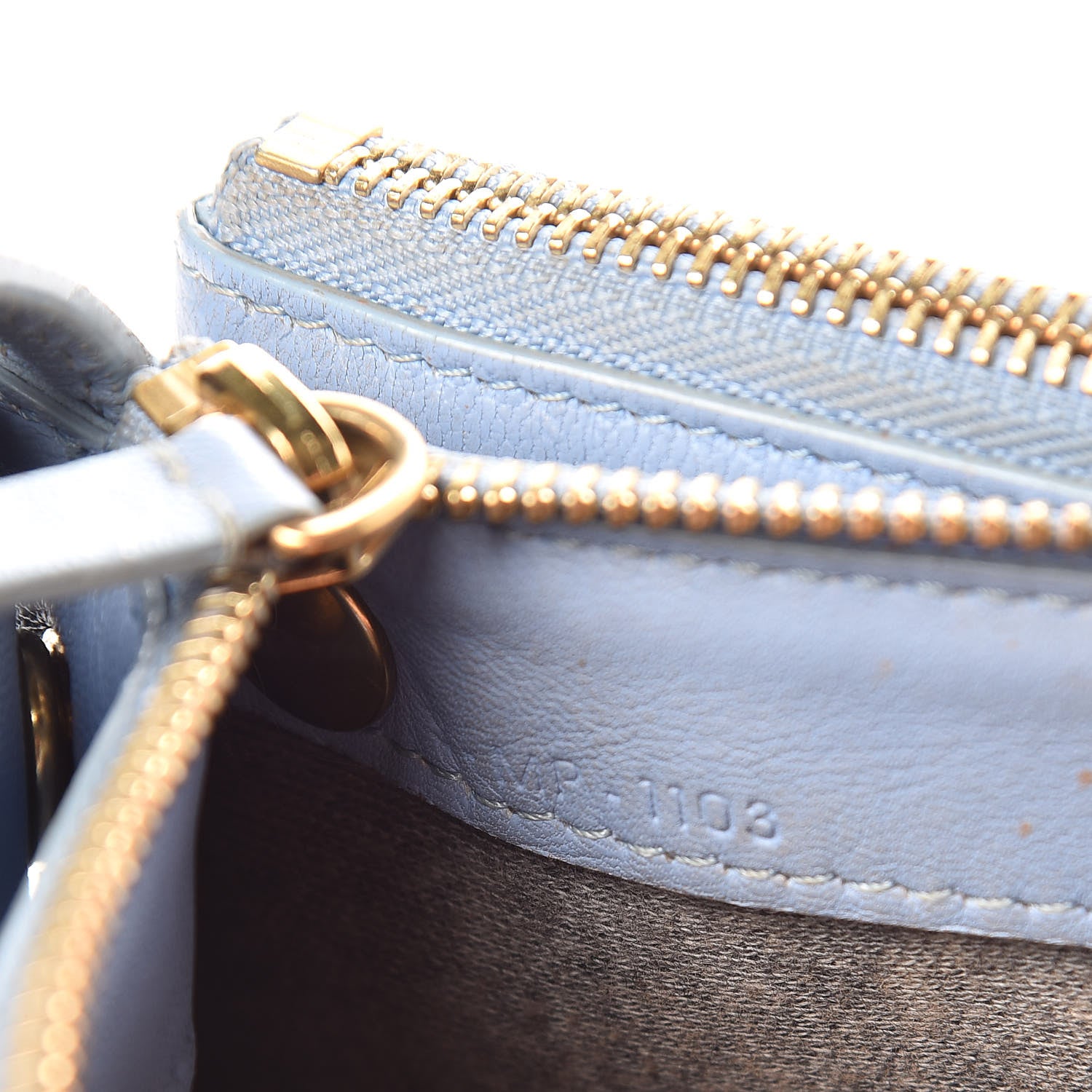 Celine Lambskin Small Trio Crossbody Bag Lavender 13 of 19