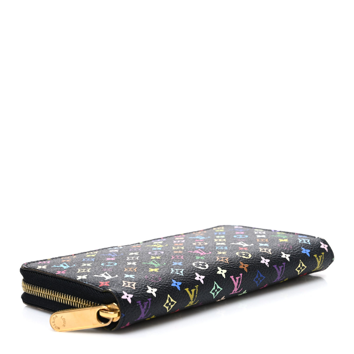 Monogram Multicolor Zippy Wallet Black Pistachio