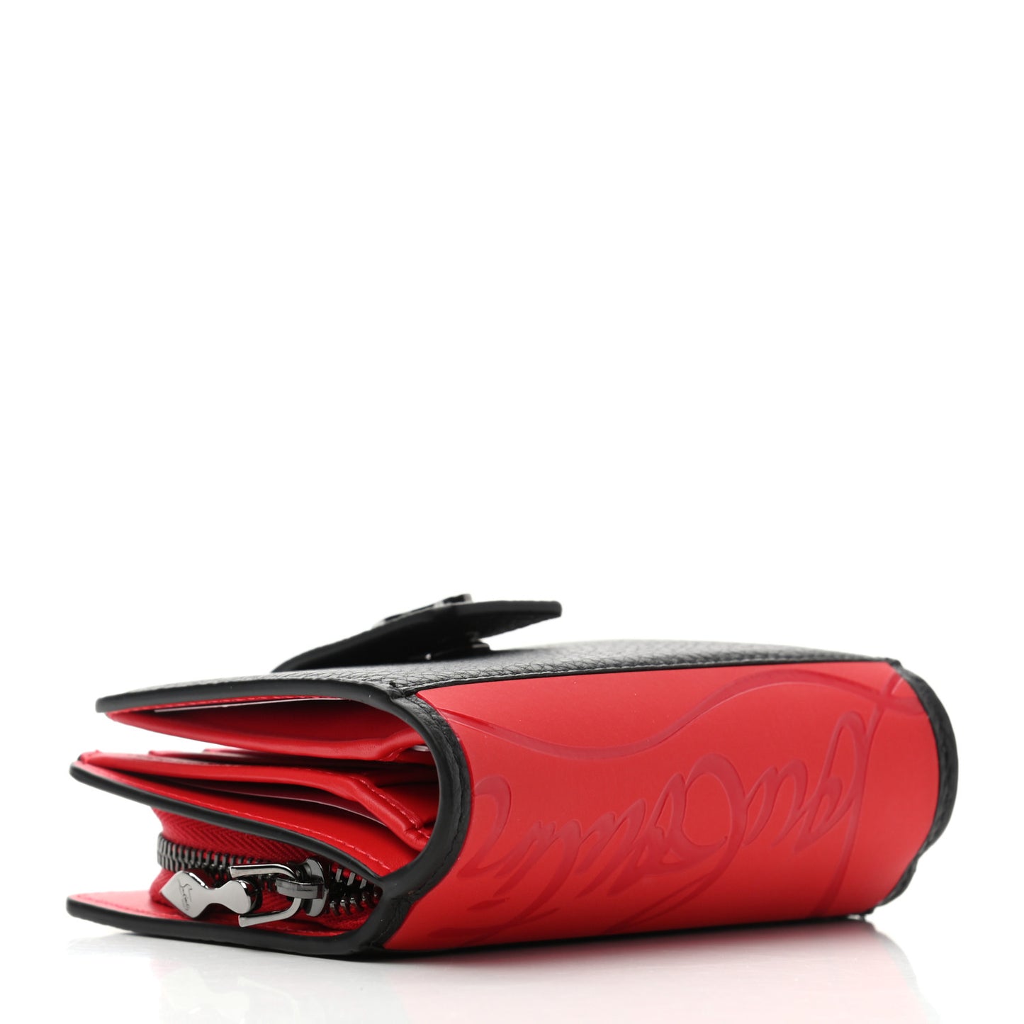Calfskin Mini Paloma Wallet Black