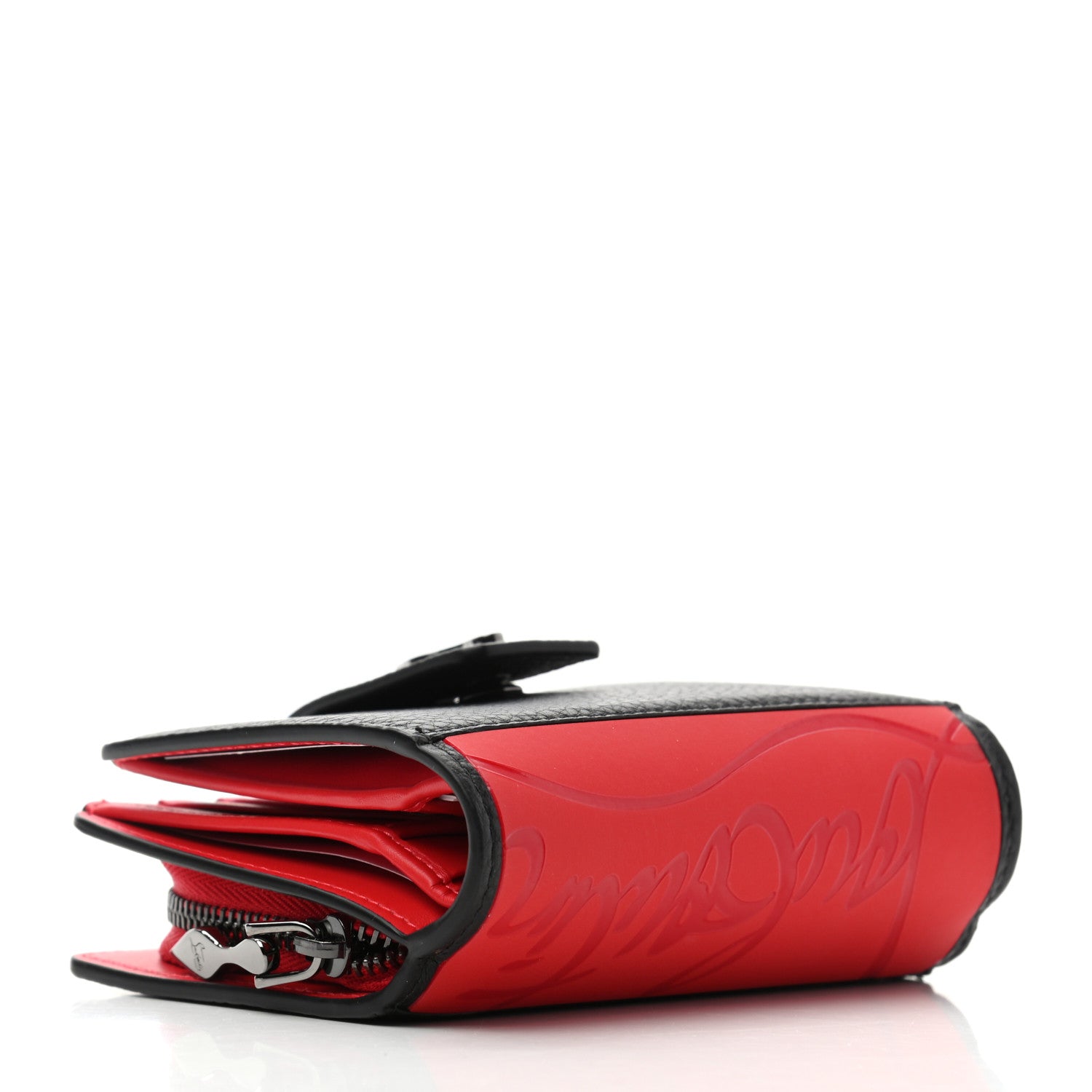 Christian Louboutin Calfskin Mini Paloma Wallet Black 4 of 7