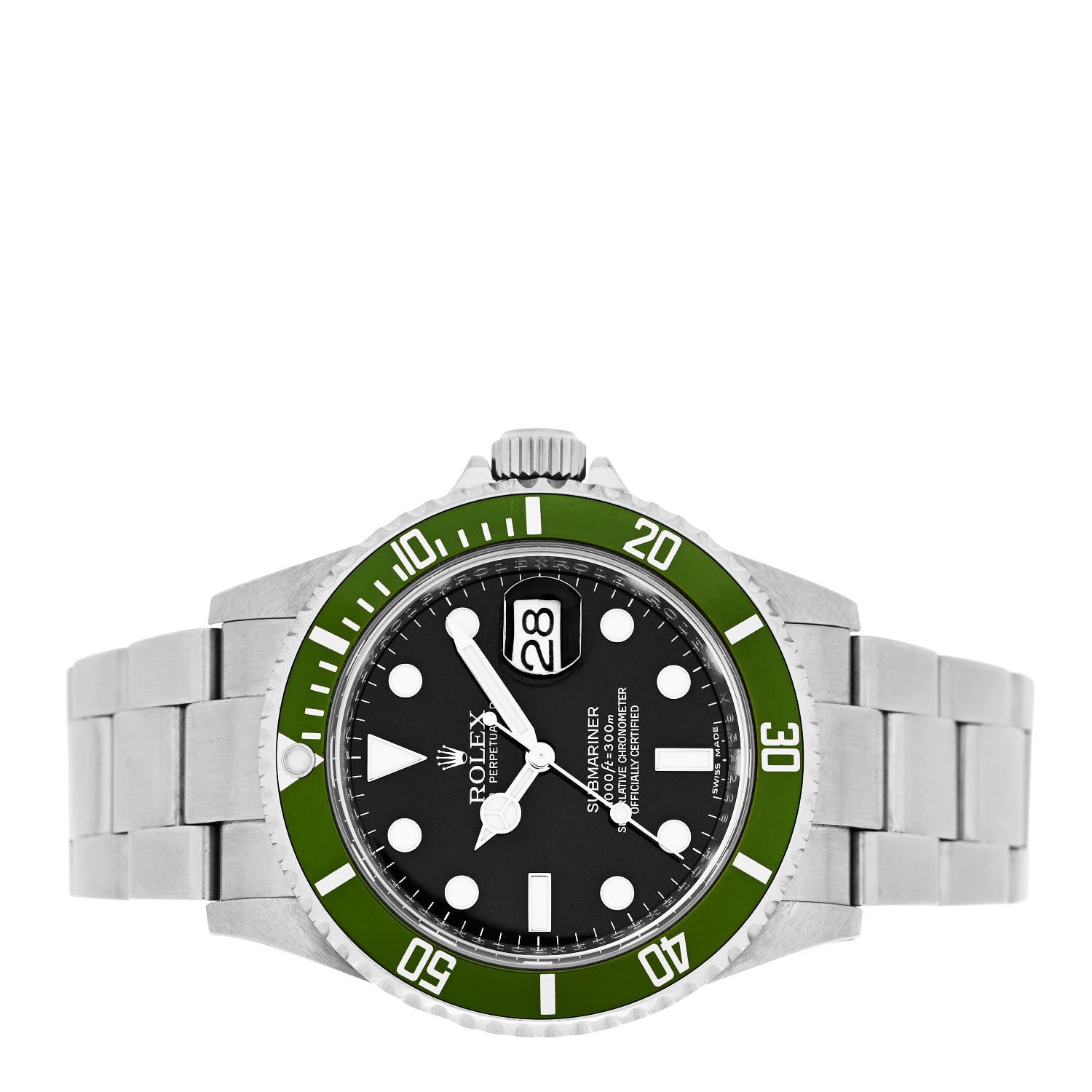 Rolex Stainless Steel 40mm Oyster Perpetual Submariner Date 50th Anniversary Kermit Watch Black 16610LV 2 of 4
