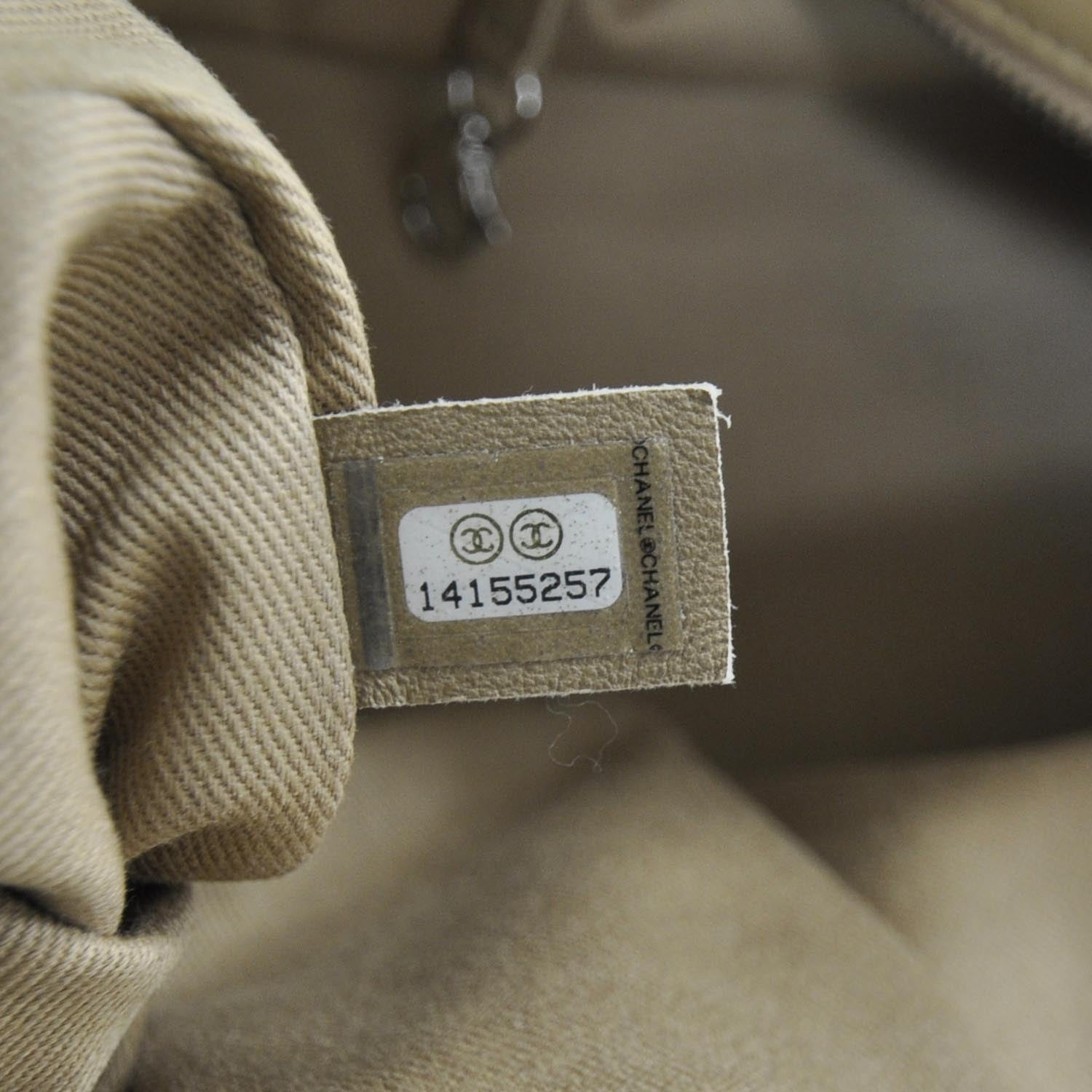 Chanel Leather VIP Medium Shopping Tote Beige and Black 8 of 9