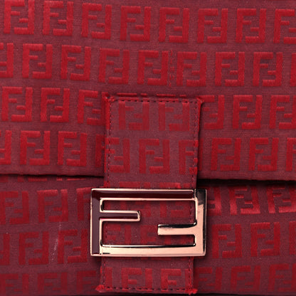 Fendi Zucchino Mama Baguette Red 12 of 14