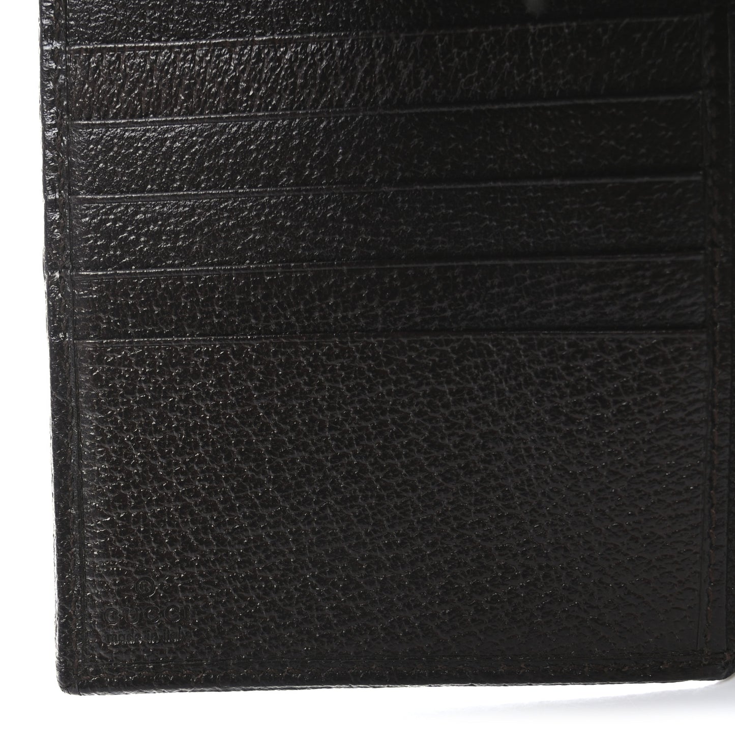 Monogram Ladies Web French Flap Wallet Dark Brown