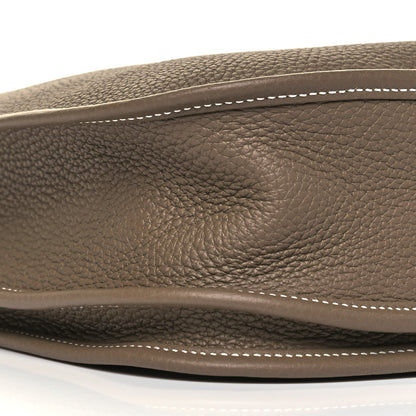 Hermes Taurillon Clemence Evelyne III PM Etoupe 6 of 7