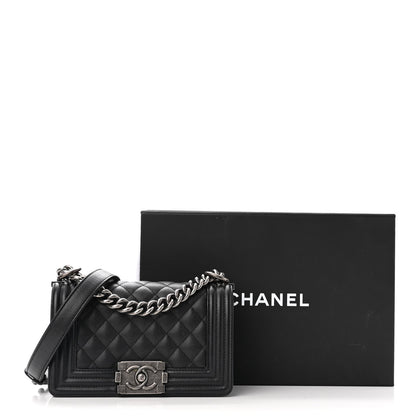 Chanel Caviar Quilted Small Boy Flap Black 12 of 12