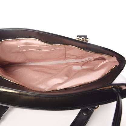 Gucci Vitello Palmellato Lux Large Arli Top Handle Bag Black 5 of 11
