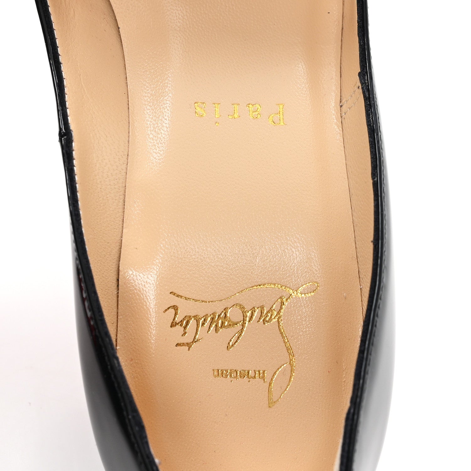 Christian Louboutin Patent New Very Prive 120mm Pumps 35.5 Black 8 of 9