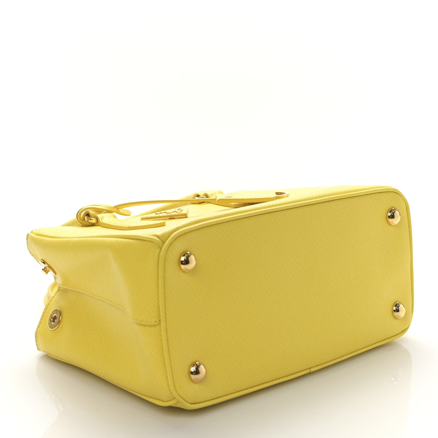 Saffiano Small Galleria Double Zip Tote Soleil