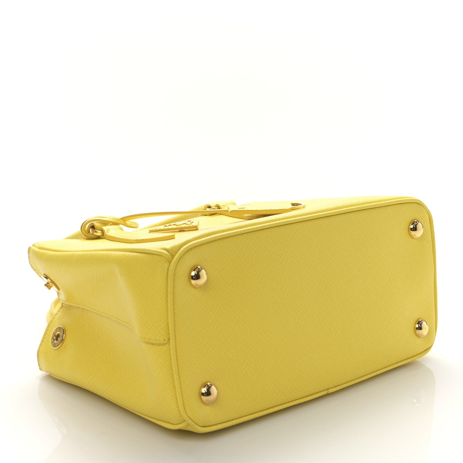 Prada Saffiano Small Galleria Double Zip Tote Soleil 4 of 9