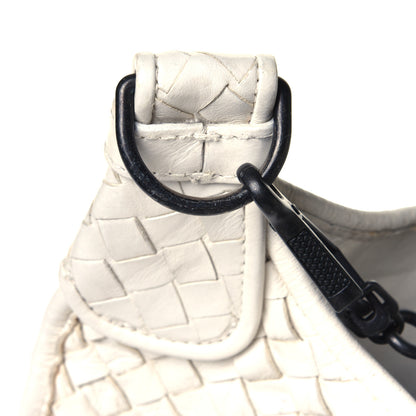 Bottega Veneta Nappa Intrecciato Shoulder Bag White 6 of 7
