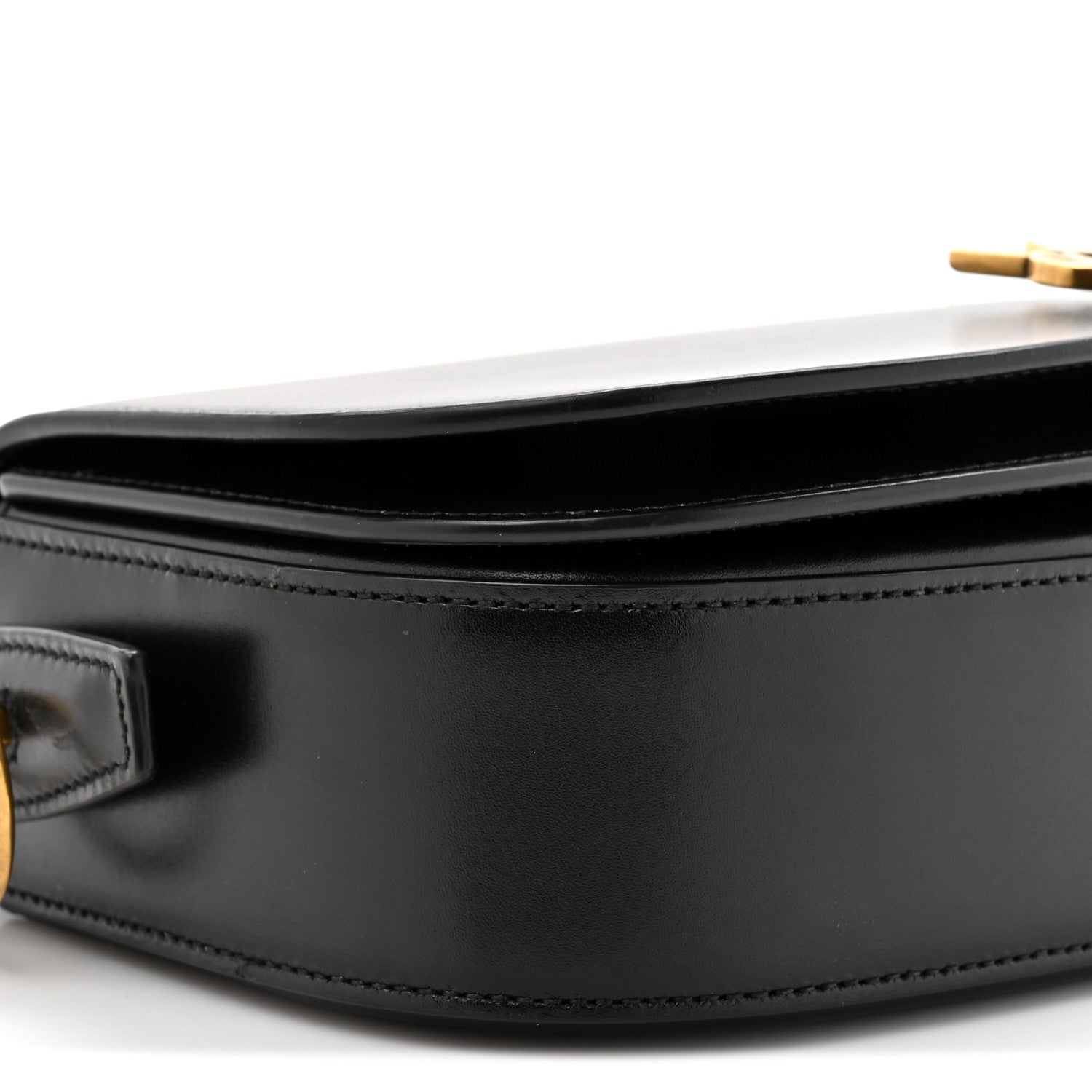 Saint Laurent Box Calfskin Voltaire Top Handle Crossbody Bag Black