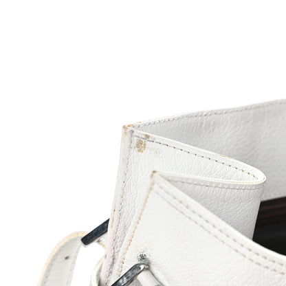 Loewe Calfskin Studded Shopping Tote White 7 of 11