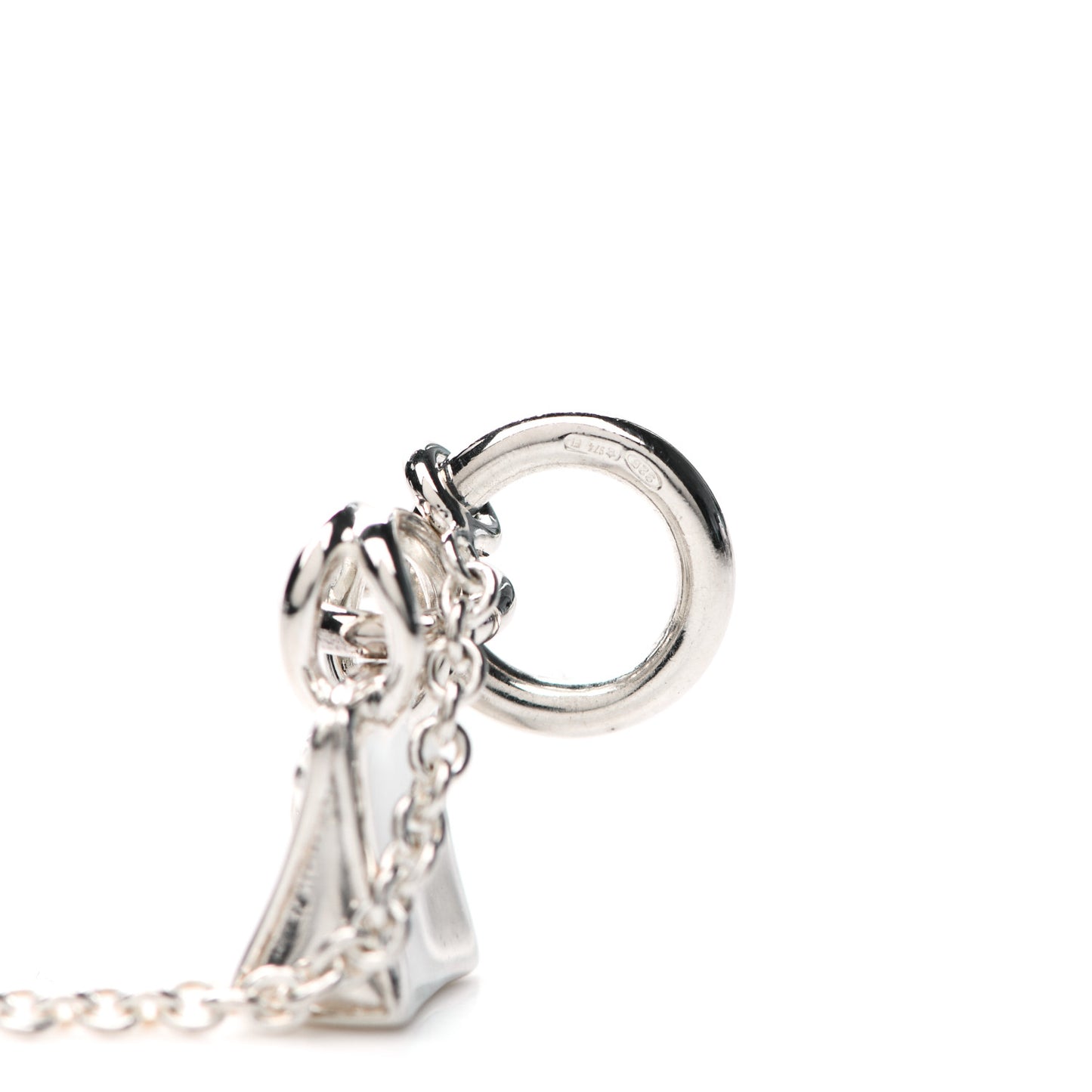 Sterling Silver Birkin Amulette Pendant Necklace