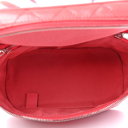 Chanel Crumpled Calfskin PVC Quilted Backpack Pink 6 of 10