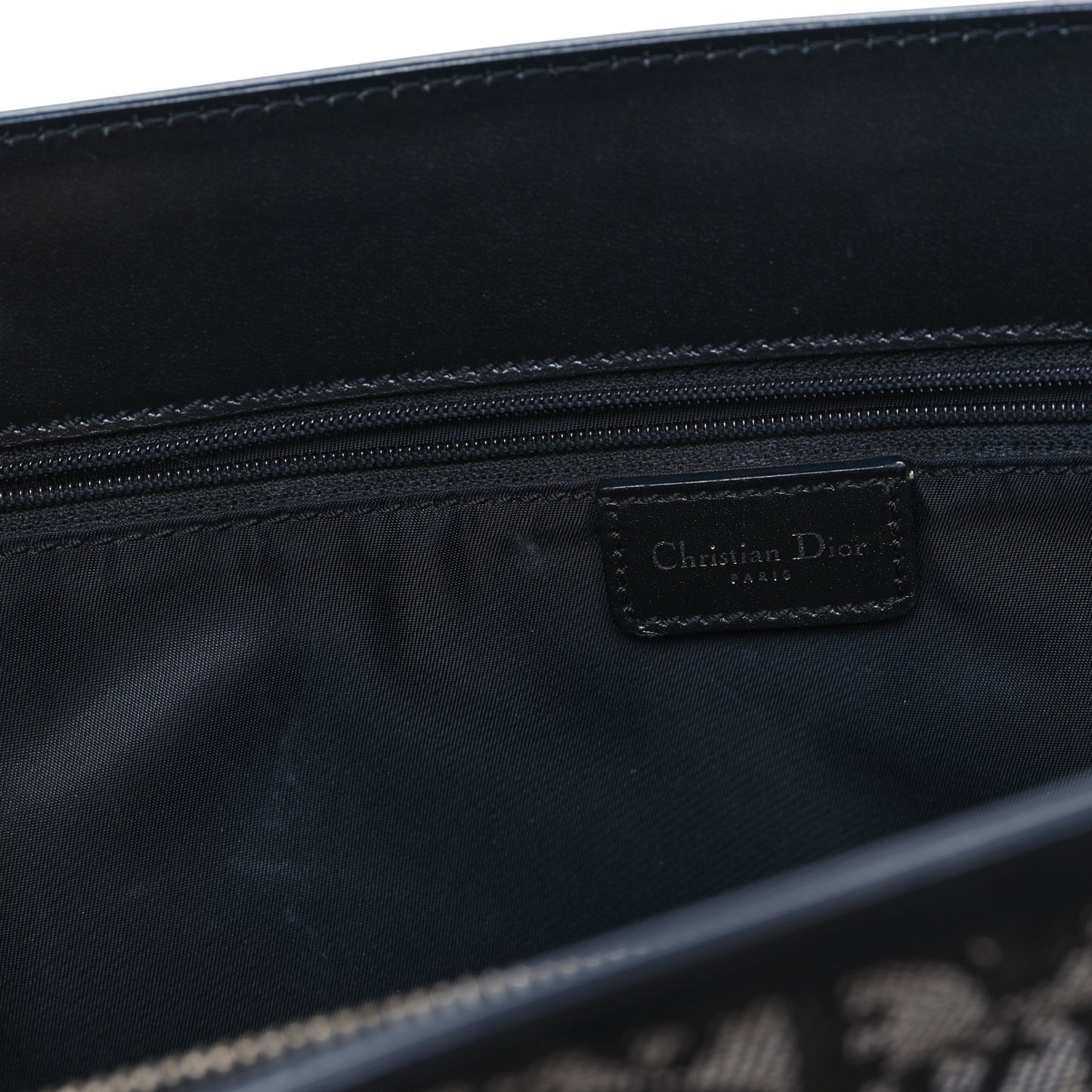 Monogram Calfskin Pocket Tote Black