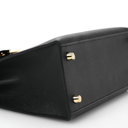 Hermes Epsom Kelly Sellier 25 Black 9 of 13