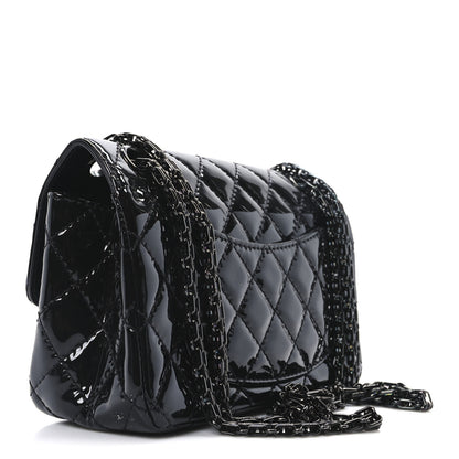 Chanel Patent Calfskin Quilted 2.55 Reissue Mini Flap So Black 3 of 10
