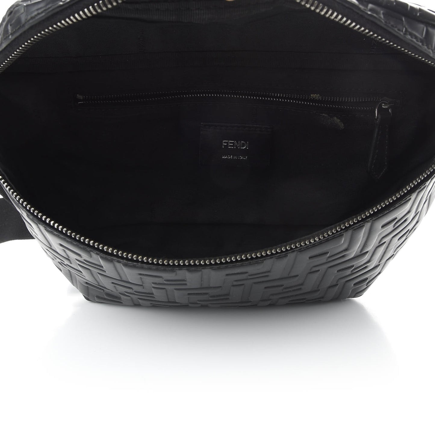 Vitello Century FF 1974 Embossed Belt Bag Black