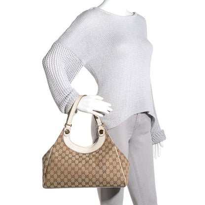 Gucci Monogram Charmy Medium Shoulder Bag Off White 2 of 14