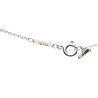 Tiffany Sterling Silver Small T Smile Pendant Necklace 5 of 6