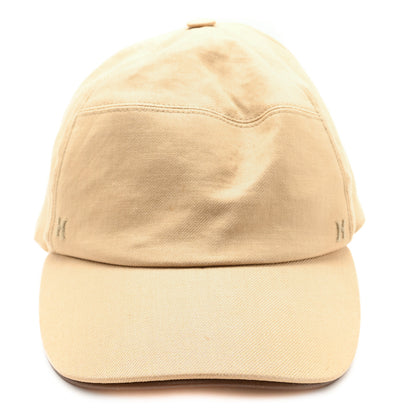 Hermes Ramie Deerskin Baseball Cap 59 3 of 9