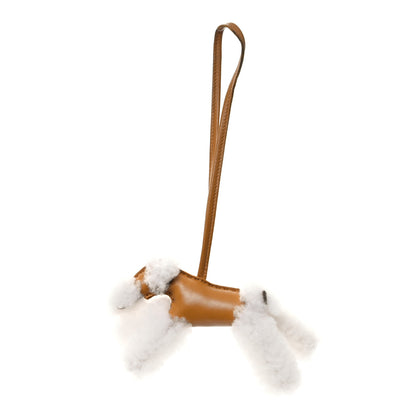 Hermes Milo Lambskin Shearling Budy Charm Biscuit 1 of 3