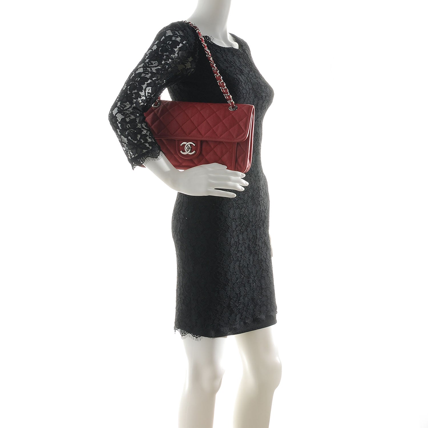 Chanel Caviar French Riviera Flap Red 2 of 7
