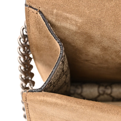 Gucci GG Supreme Monogram Mini Dionysus Shoulder Bag Taupe 7 of 10