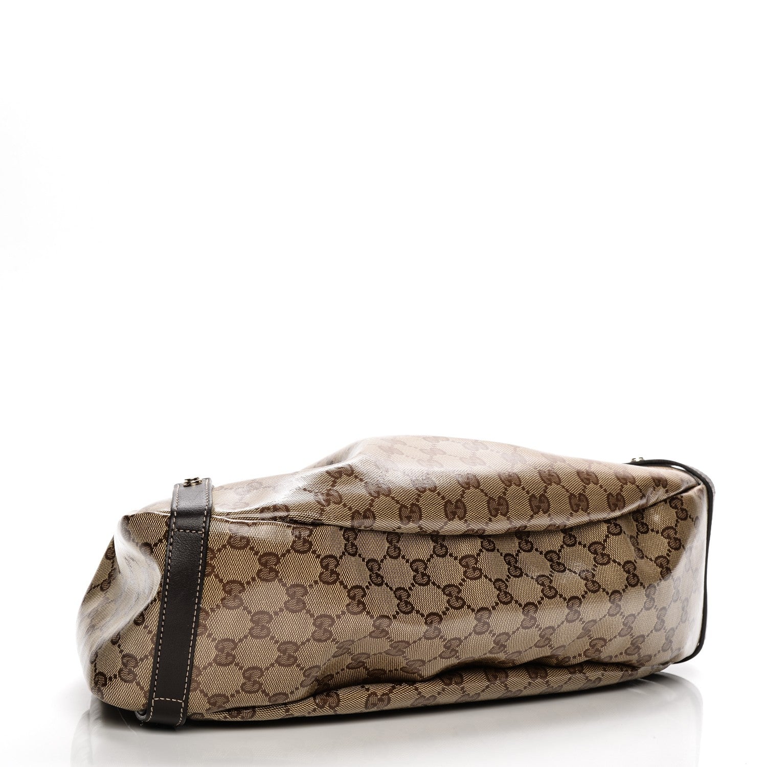 Gucci Crystal Monogram Medium Abbey Shoulder Bag Dark Brown 4 of 7