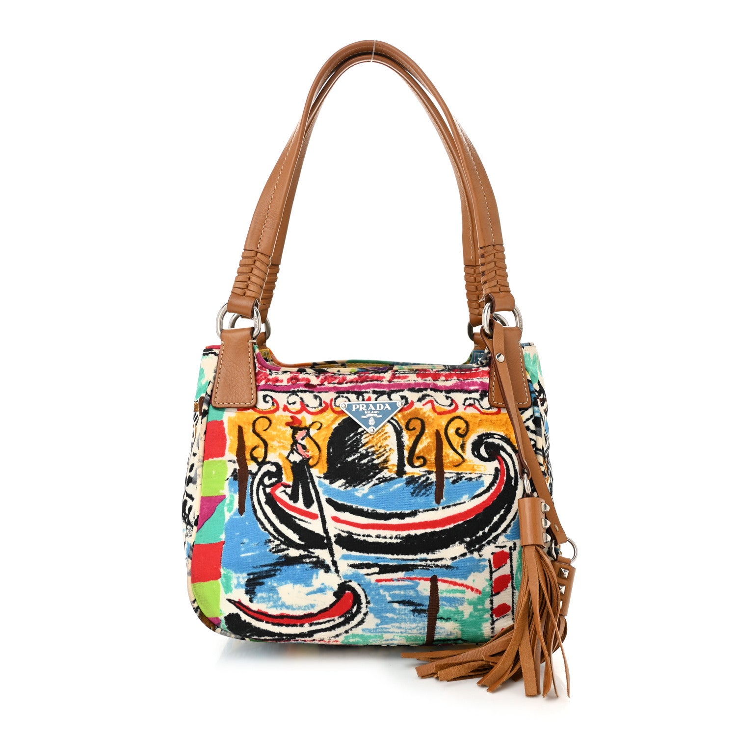 Prada Canapa St Venez Tote Multicolor 1 of 11