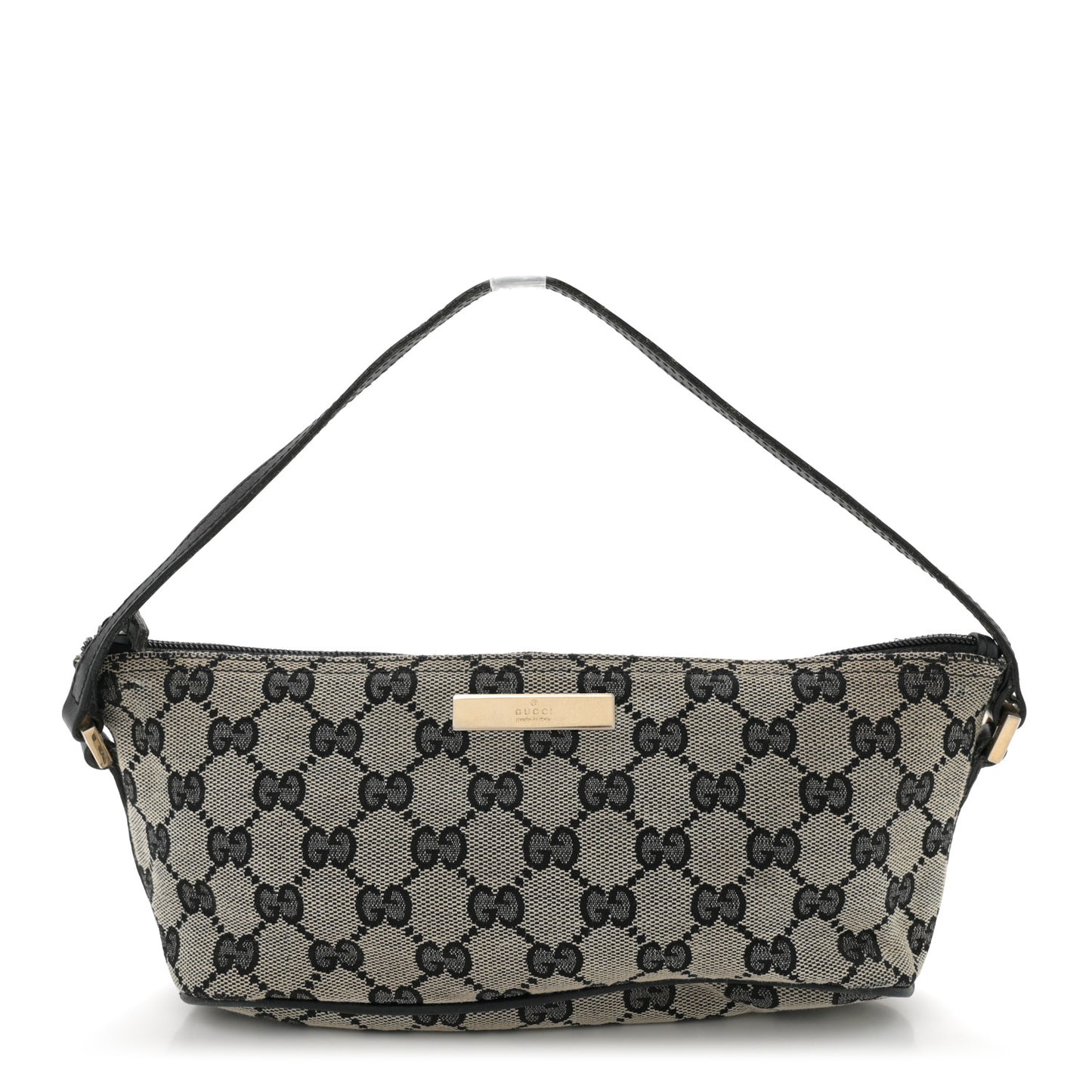 Monogram Web Boat Pochette Black